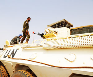 中國第五批赴馬里維和工兵分隊通過聯馬團首次戰備評估