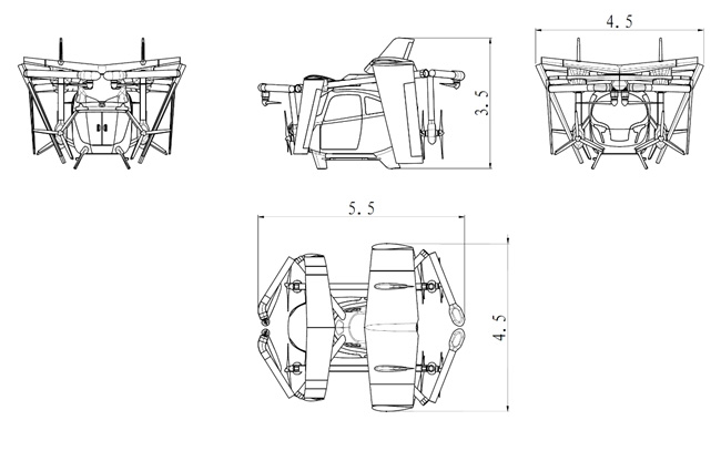 深謀?星漢一號HW450H：450kg載重+ 820km續航！定義低空運力新標準